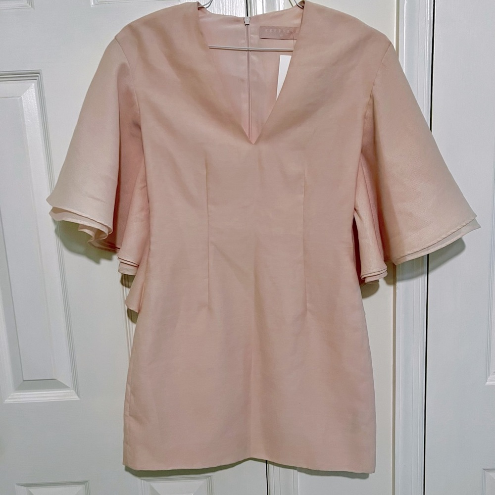 NEW- Keepsake Dress with Flutter Sleeves
